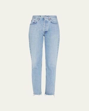 Agolde Lana Vintage Straight Ankle Jeans - Blue
