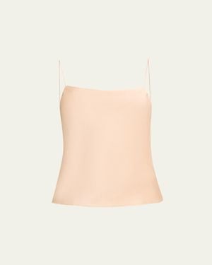 Alice + Olivia Harmon Drapey Slip Tank - Blue