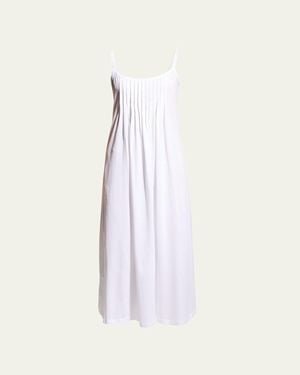 Hanro Juliet Pleated Gown - White