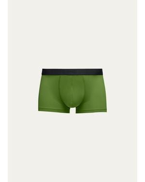 Hanro Micro Touch Boxer Brief - Green