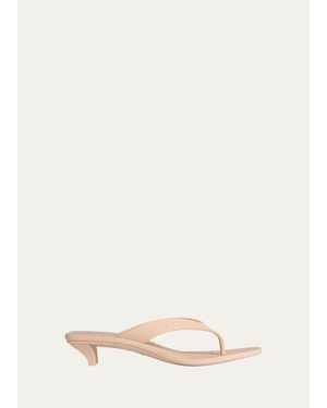 Gucci 35Mm Vittoria Rubber Thong Sandals - Natural
