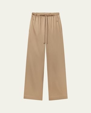 ÉTERNE Brody Silk Pants - Natural