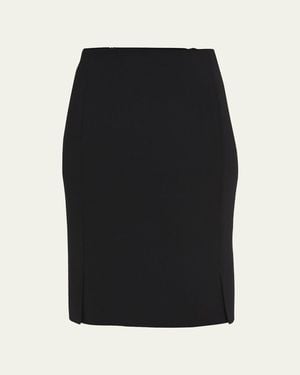 Akris Knee-Length Pencil Skirt - Black