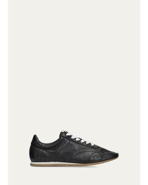 TOTEME Flex Nappa Leather Low-Top Sneakers - White