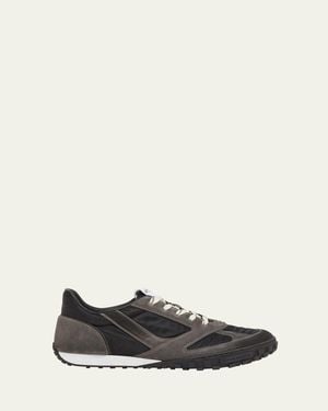 Givenchy New Glide Suede & Nylon Low-Top Sneakers - White
