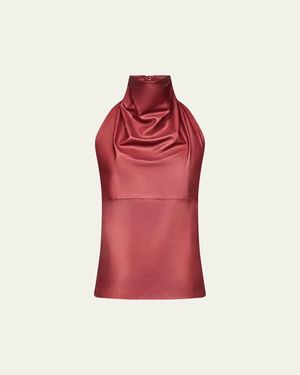 Twp Friday Night Leather Top - Red