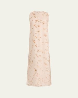 Altuzarra Nadja Printed Maxi Shift Dress - Natural