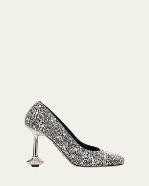 Loewe 90Mm Toy Embellished Pumps - White