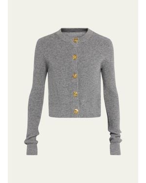 Cara Cara Veda Rib-Knit Cardigan - Gray