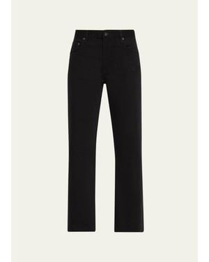 Marc Jacobs The Jean Straight-Leg Pants - Black