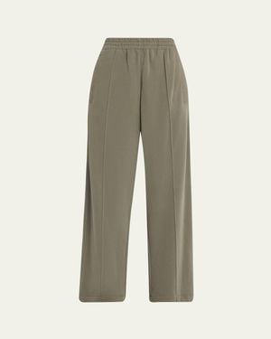 Brunello Cucinelli Cotton Pintuck Straight-Leg Travel Pants - Natural