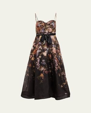 Zimmermann Valiant Corset Picnic Dress - White