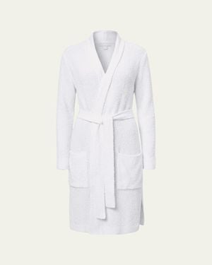 Barefoot Dreams Cozychic Lite Ribbed Robe - White