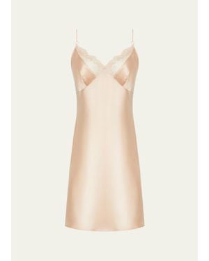 Lise Charmel Elegance Artist Lace-Trim Chemise - Natural