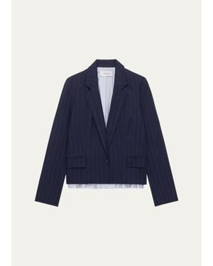 WE-AR4 The Hutton Single-Breasted Blazer - Blue