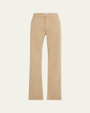 FRAME Modern Straight Fit Five-Pocket Pants - Natural