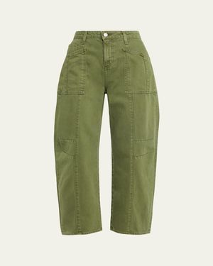 L'Agence Cody High-Rise Rodeo Jeans - Green