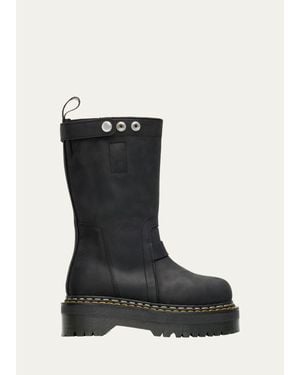 Dr. Martens X Dr. Martens Quad Sole Pull-On Leather Boots - Black