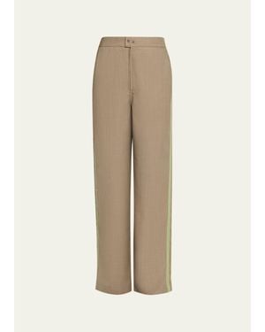 6397 Suiting Track Pants - Natural