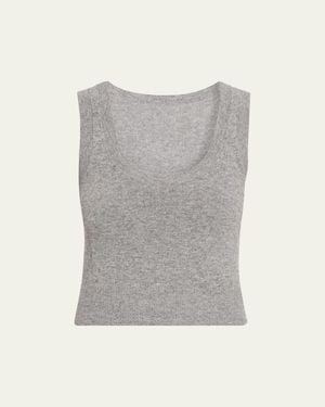 3.1 Phillip Lim Wool-Cashmere Tank Top - Gray