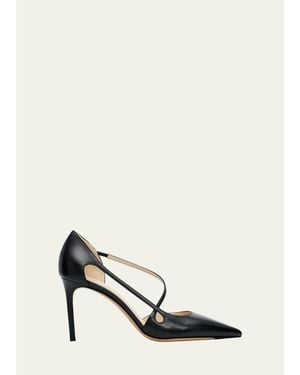 Alexandre Birman 85Mm Renee Leather D'Orsay Pumps - White