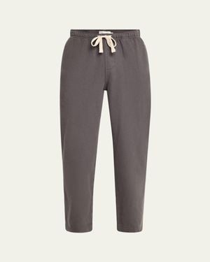 FRAME Textured Terry Sweatpants - Gray