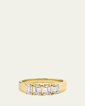 Vrai 14K Lab Grown Diamond Emerald Tetrad Ring, 1.00Tcw - Natural
