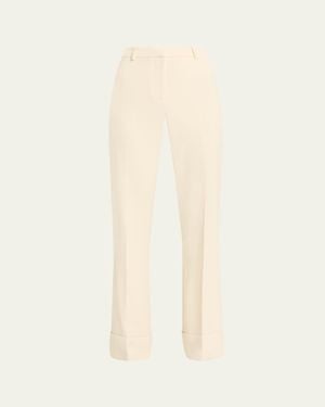 Kobi Halperin Emily Mid-Rise Flare-Leg Pants - Natural