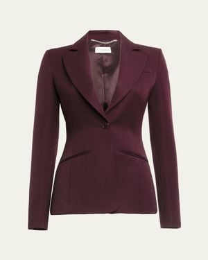 Altuzarra Acacia Wool Jacket - Purple