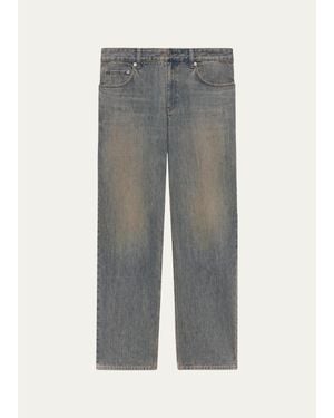Helmut Lang Vintage Wash Straight-Fit Jeans - Gray