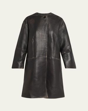 Jonathan Simkhai Autumn Leather Jacket - Black