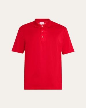 Charvet Cotton Jersey Polo Shirt - Red