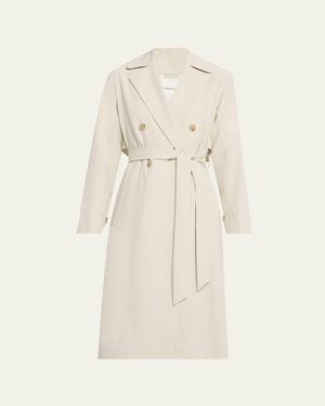 Vince Drapey Trench Coat - Natural