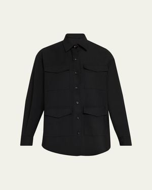 Maria McManus Wool Cargo Jacket - Black