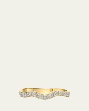 Graziela Gems 18K Rio Diamond Double Finger Ring - Natural