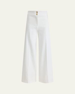 Altuzarra Rudy Wide-Leg Pants - White