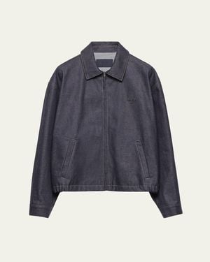 Prada Raw Denim Jacket - Blue