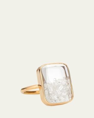 Moritz Glik Ten Fourteen Kaleidoscope Shaker Ring With Diamonds - Natural