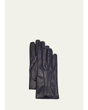 Mario Portolano Nappa Leather Gloves - Blue