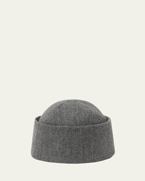 Loro Piana Joyce Cashmere-Blend Beanie - Gray