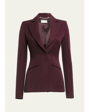 Altuzarra Acacia Wool Jacket - Purple