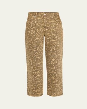 Amo Denim Billie Cropped Jeans - Natural