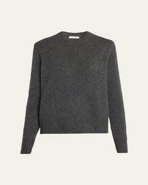 The Row Pato Cashmere Crewneck Sweater - Gray