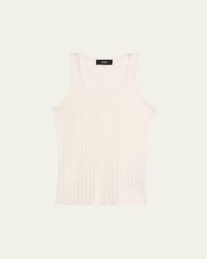 Amiri Ma Hardware Ribbed Tank Top - Natural