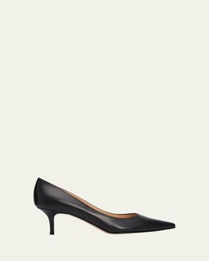 Gianvito Rossi 55Mm Gianvito Leather Pumps - Natural