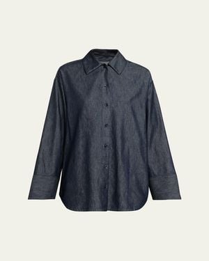 OSSOU Mesa Denim Button-Front Shirt - Blue
