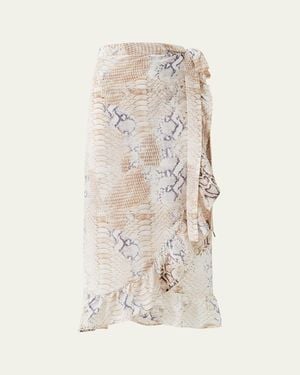 Melissa Odabash Danni Wrap Skirt - Natural