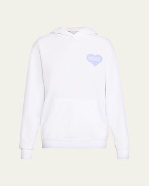SPRWMN Bg Heart Logo Hoodie - White