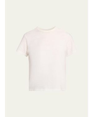 Moussy Basic Crewneck Tee - Natural