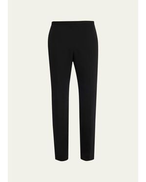 The Row Cyril Wool Slim-Leg Pants - Black